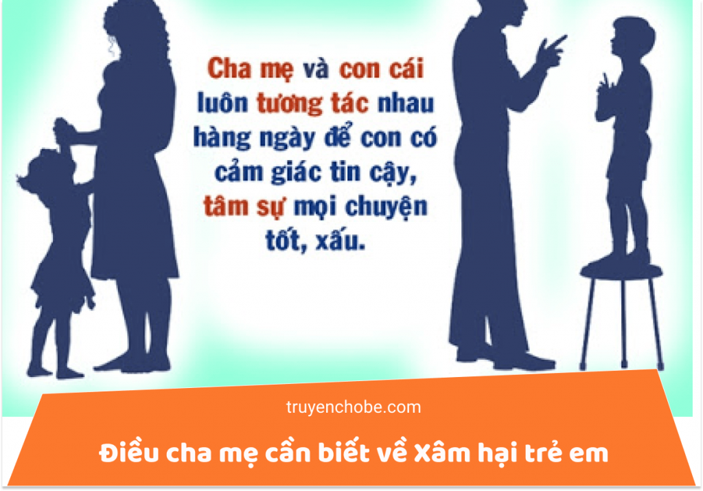 Điều cha mẹ cần biết về Xâm hại trẻ em