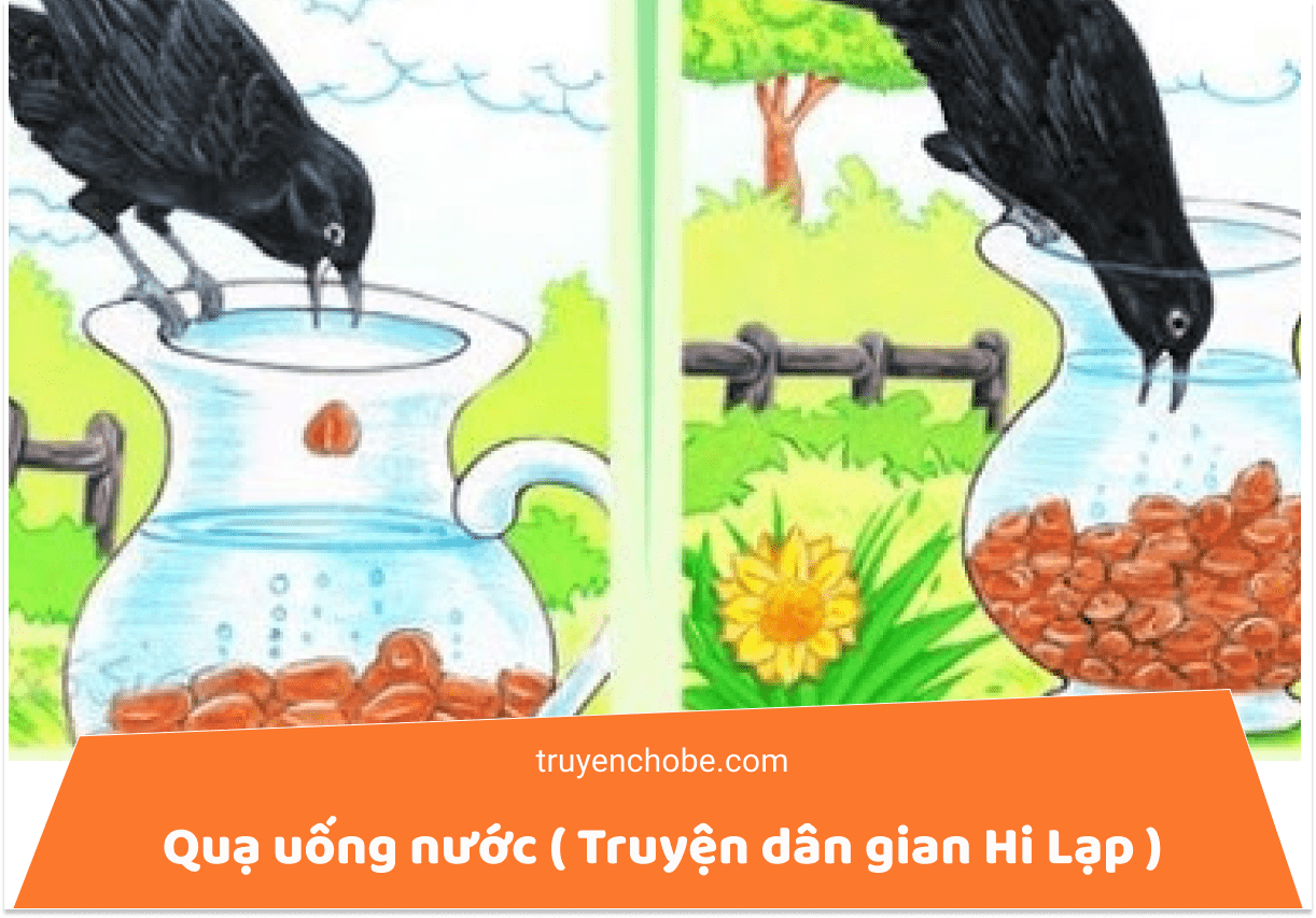 Quạ uống nước ( Truyện dân gian Hi Lạp )