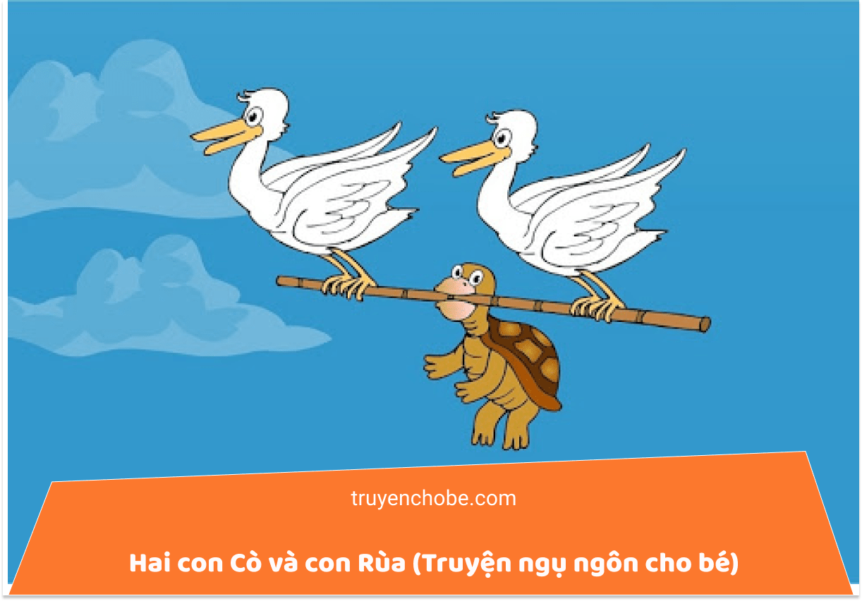 Hai con Cò và con Rùa