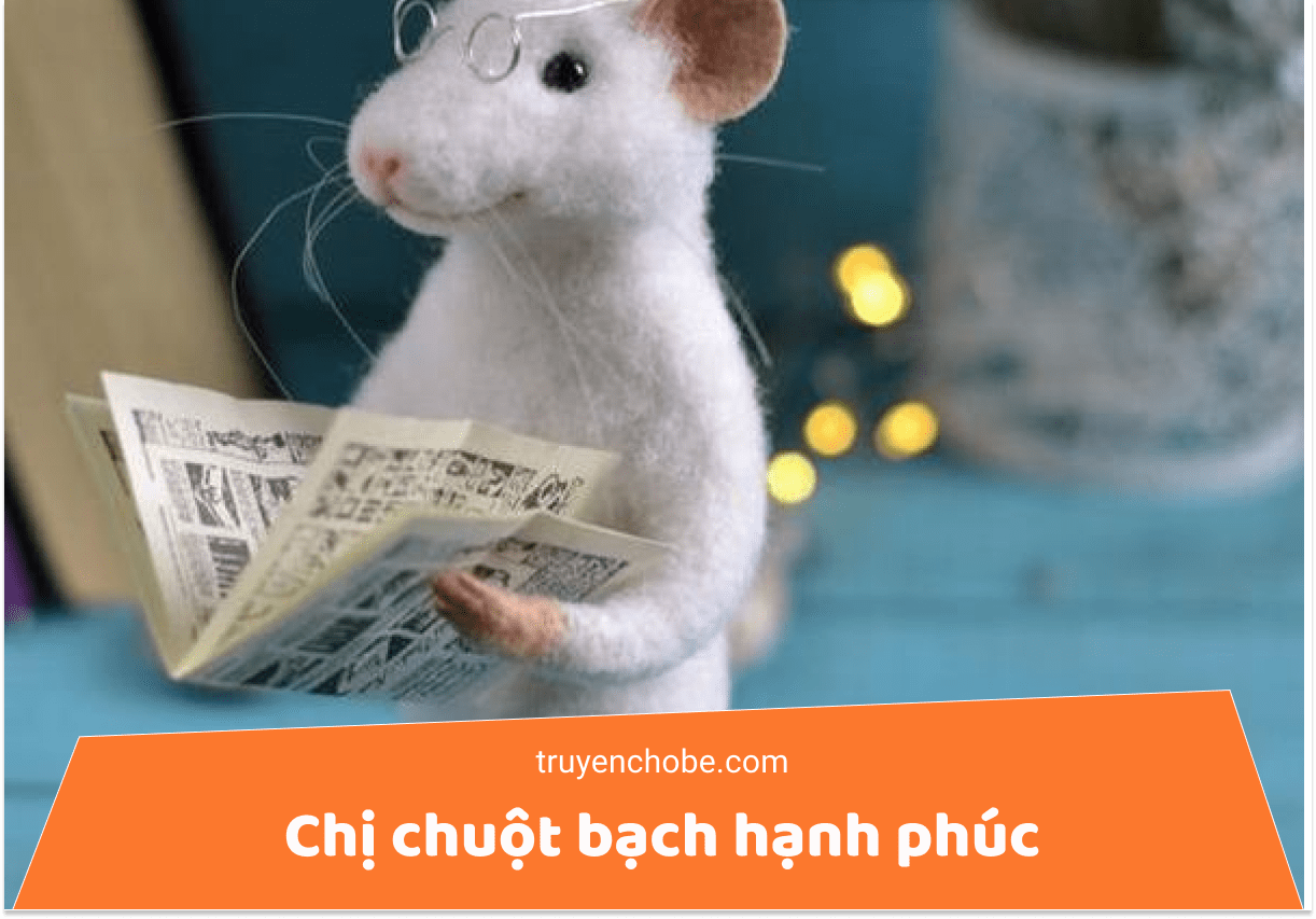 Chị chuột bạch hạnh phúc