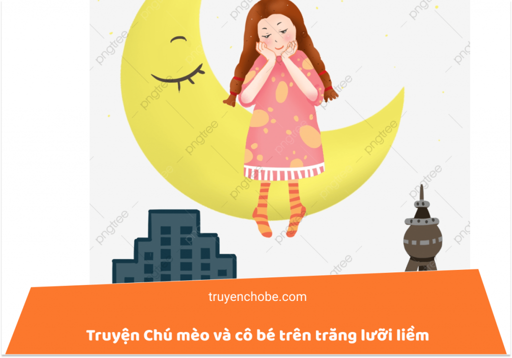 Truyện Chú mèo và cô bé trên trăng lưỡi liềm