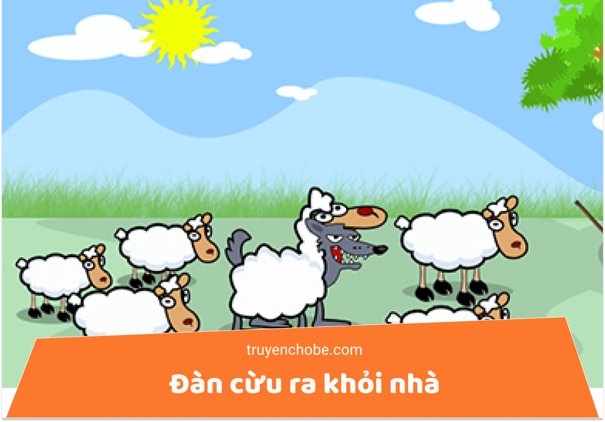 Đàn cừu ra khỏi nhà
