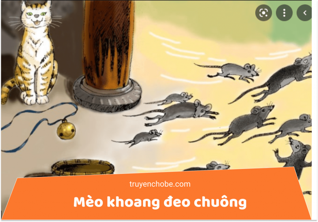 Mèo khoang đeo chuông