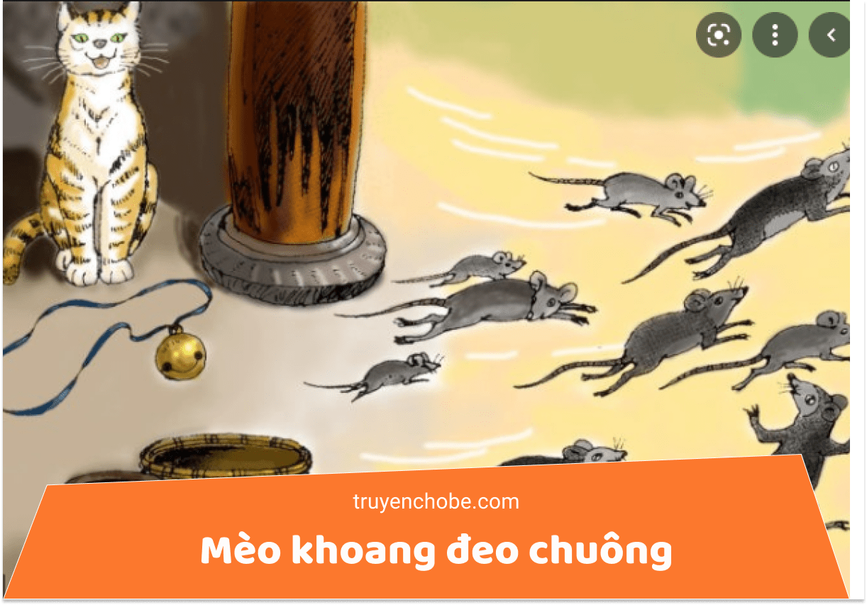 Mèo khoang đeo chuông