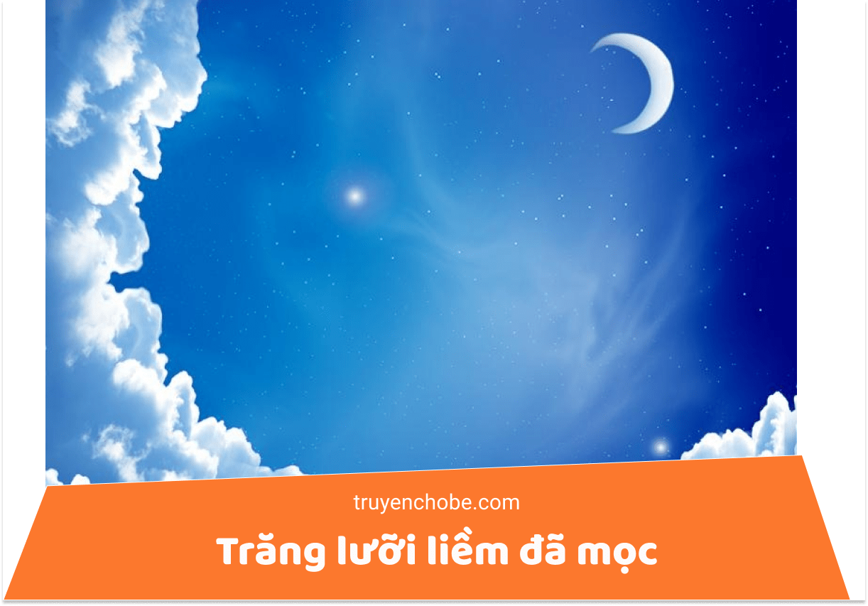 Trăng lưỡi liềm đã mọc