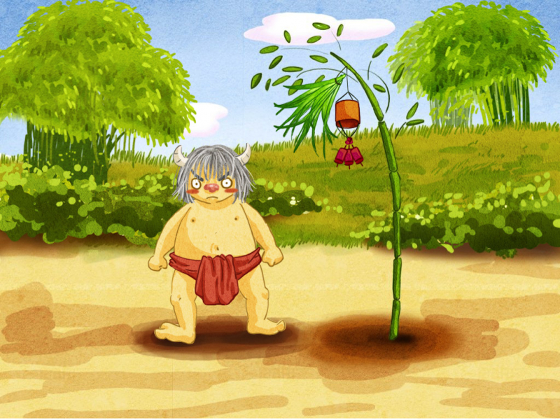Sự tích Cây nêu ngày Tết