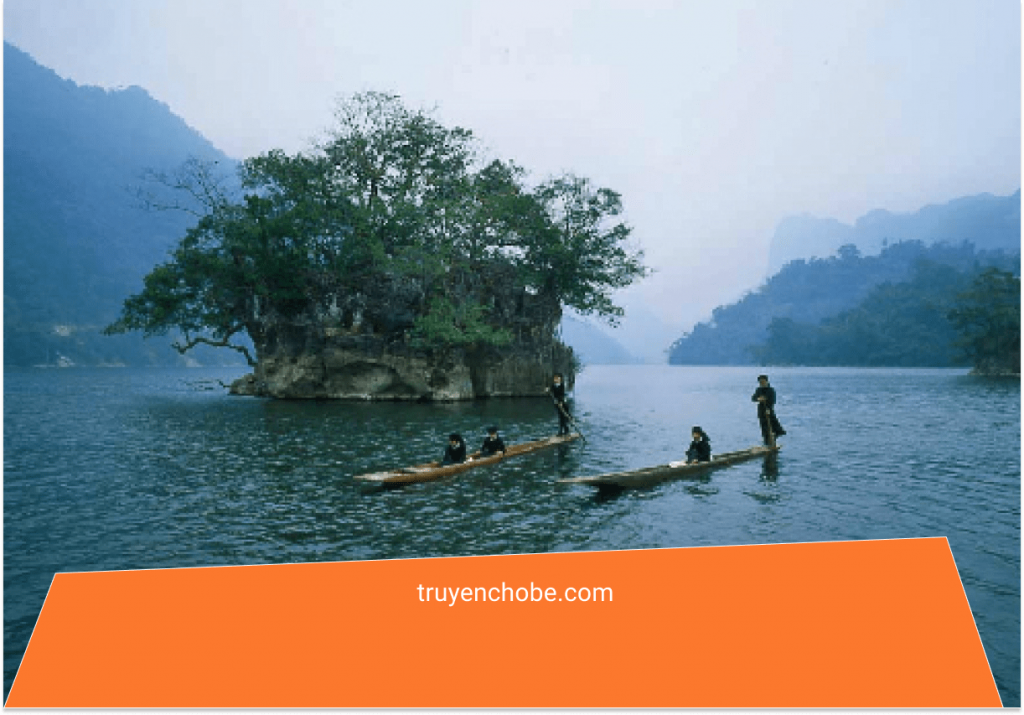 Thuyền độc mộc, đảo Bà Góa