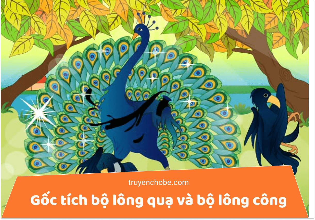Gốc tích bộ lông quạ và bộ lông công