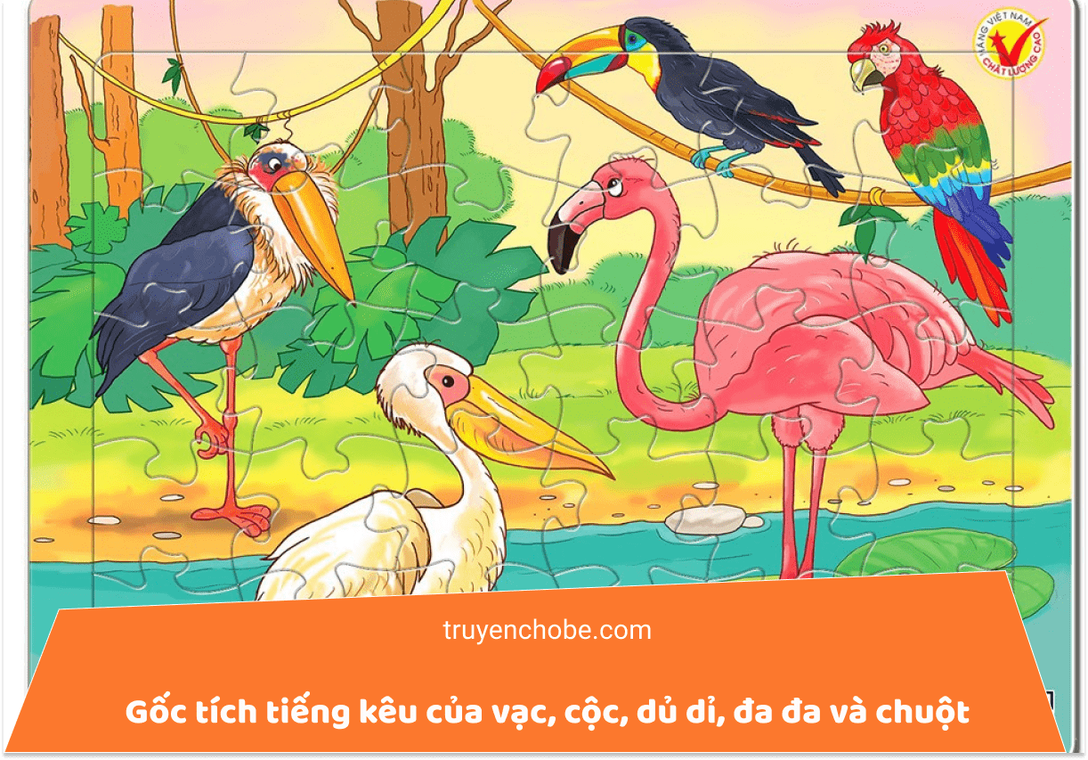 Gốc tích tiếng kêu của vạc, cộc, dủ dỉ, đa đa và chuột