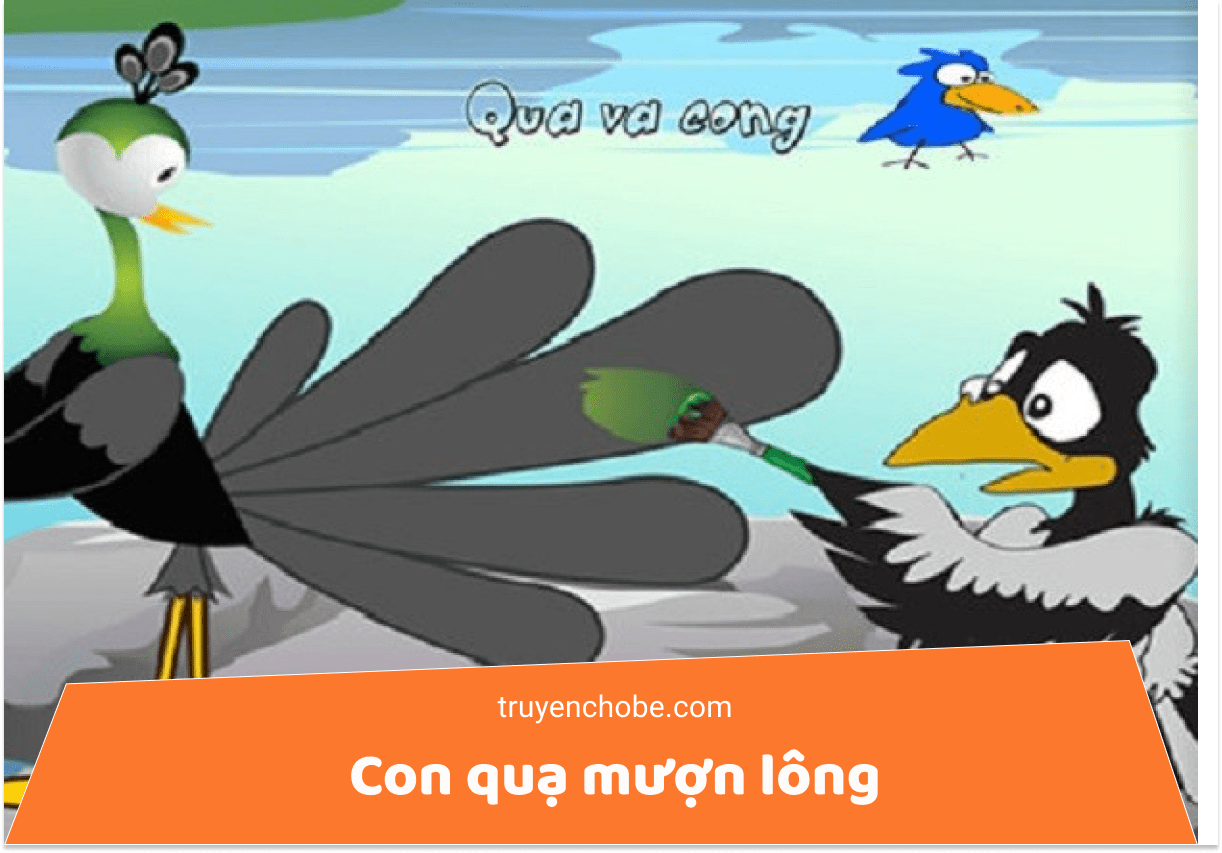 Con quạ mượn lông