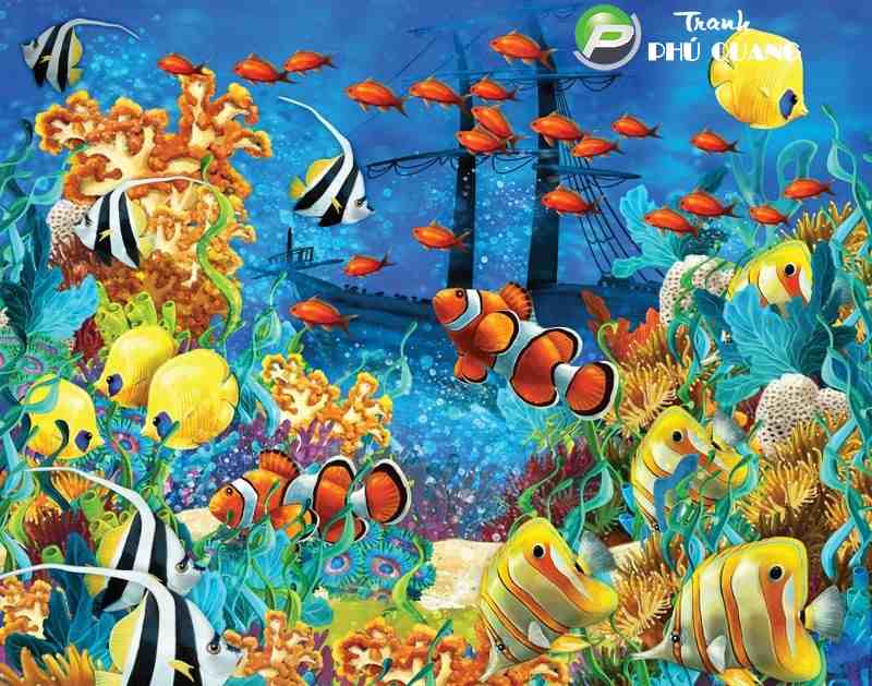 Cá bơi theo đàn để chống lại sự tấn công của các loài cá lớn