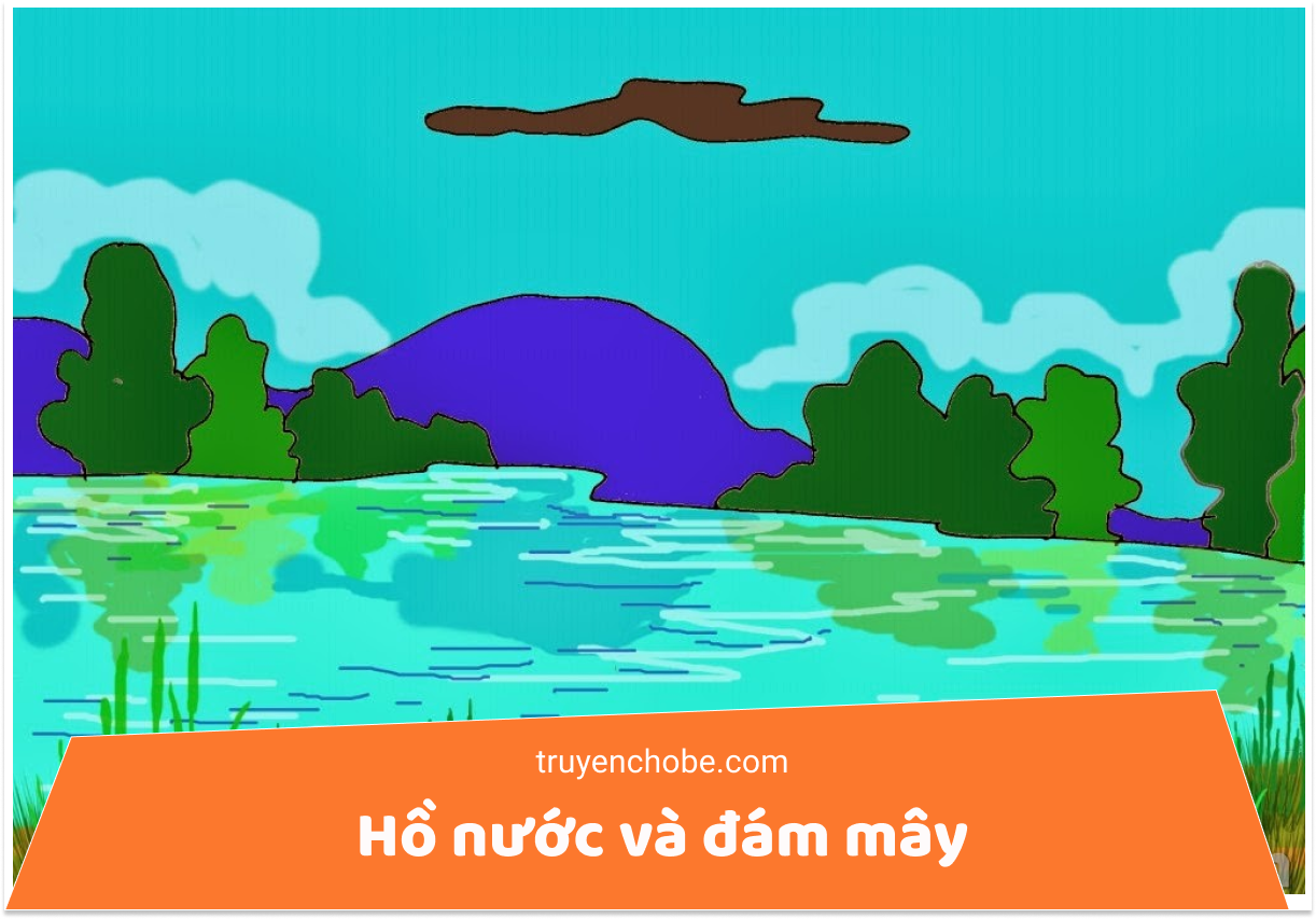 Hồ nước và đám mây