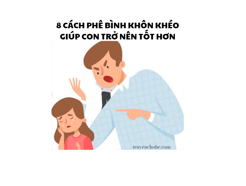 8 cách phê bình con đúng